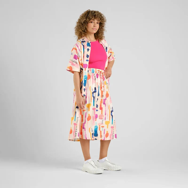 Rock Skirt Klippan Summer Abstract