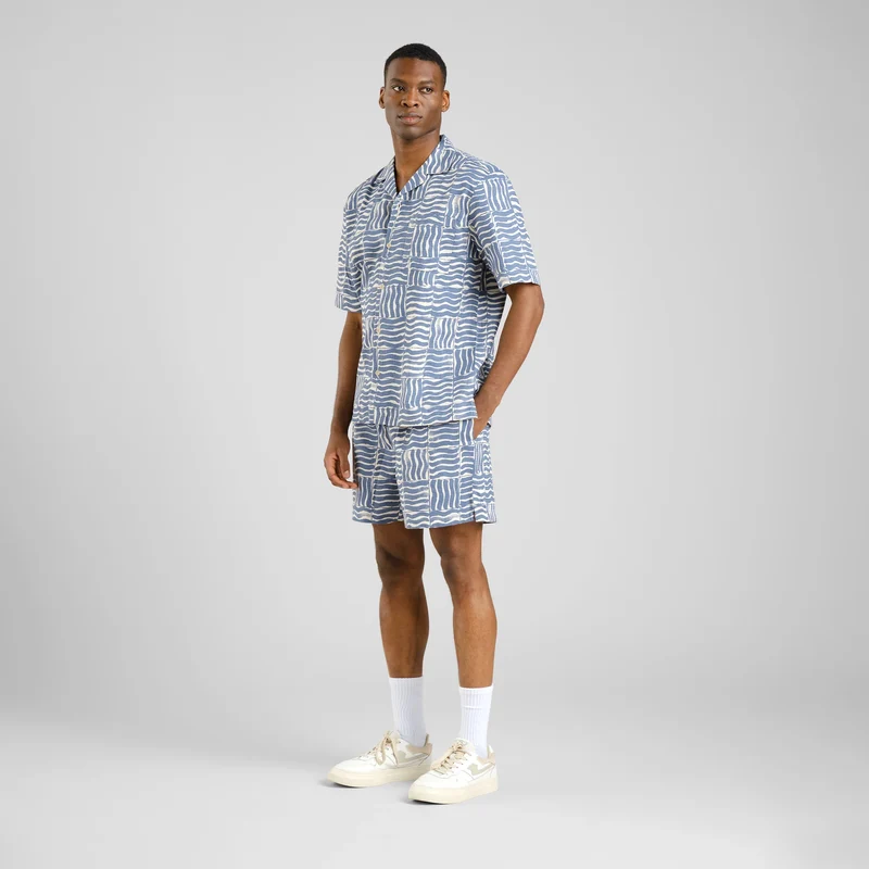 Shorts Essingen Wave Tiles Blue