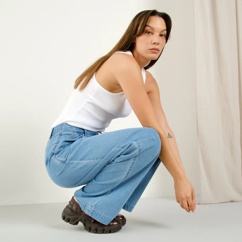 Jeans Pants Vickleby Denim Light Blue