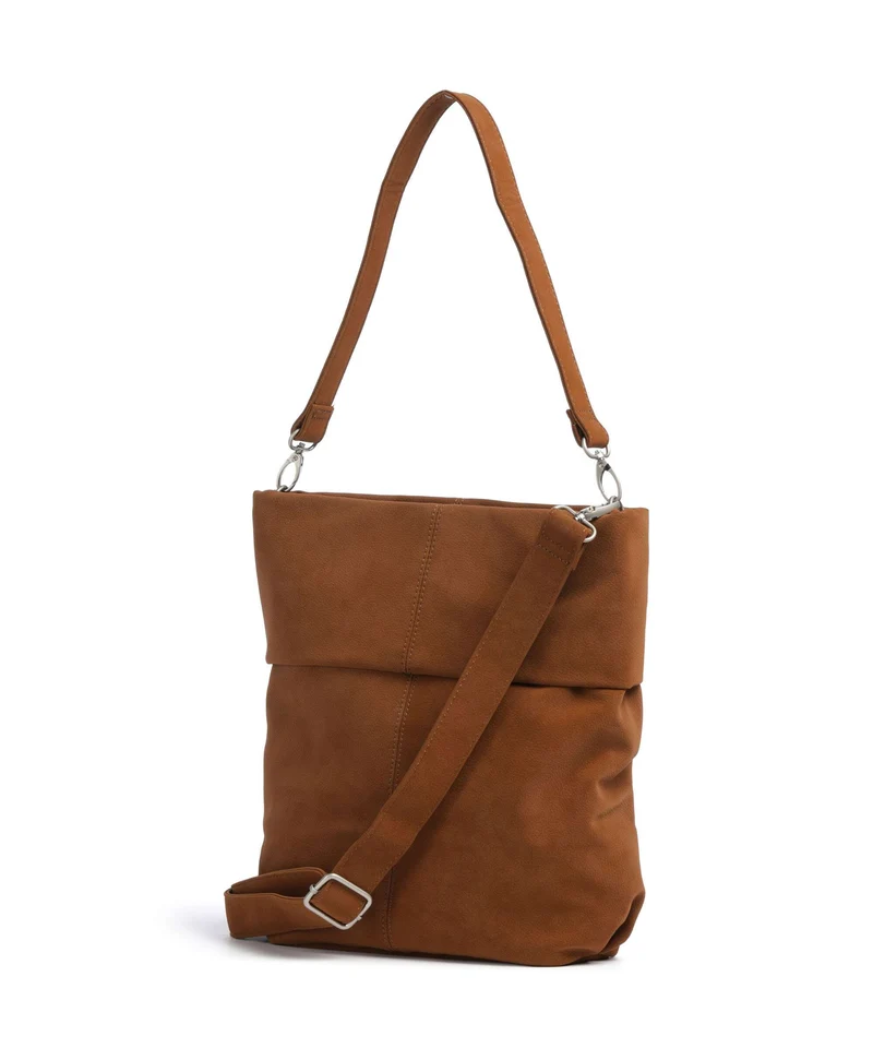 Zwei Mademoiselle.M M12 Beuteltasche nubuk/cognac