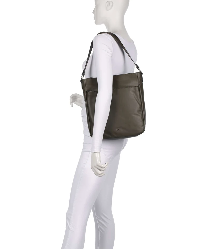 Castelijn & Beerens Babette Nappa Beuteltasche dark military