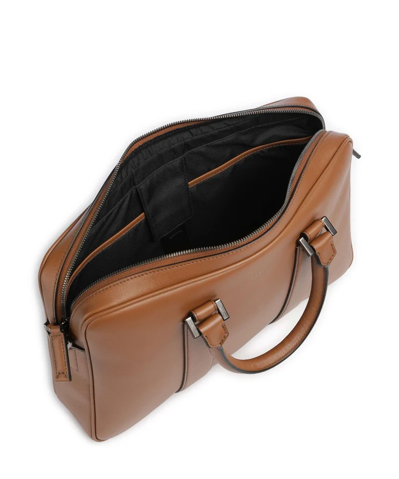 Lancel Edgard Aktentasche cognac