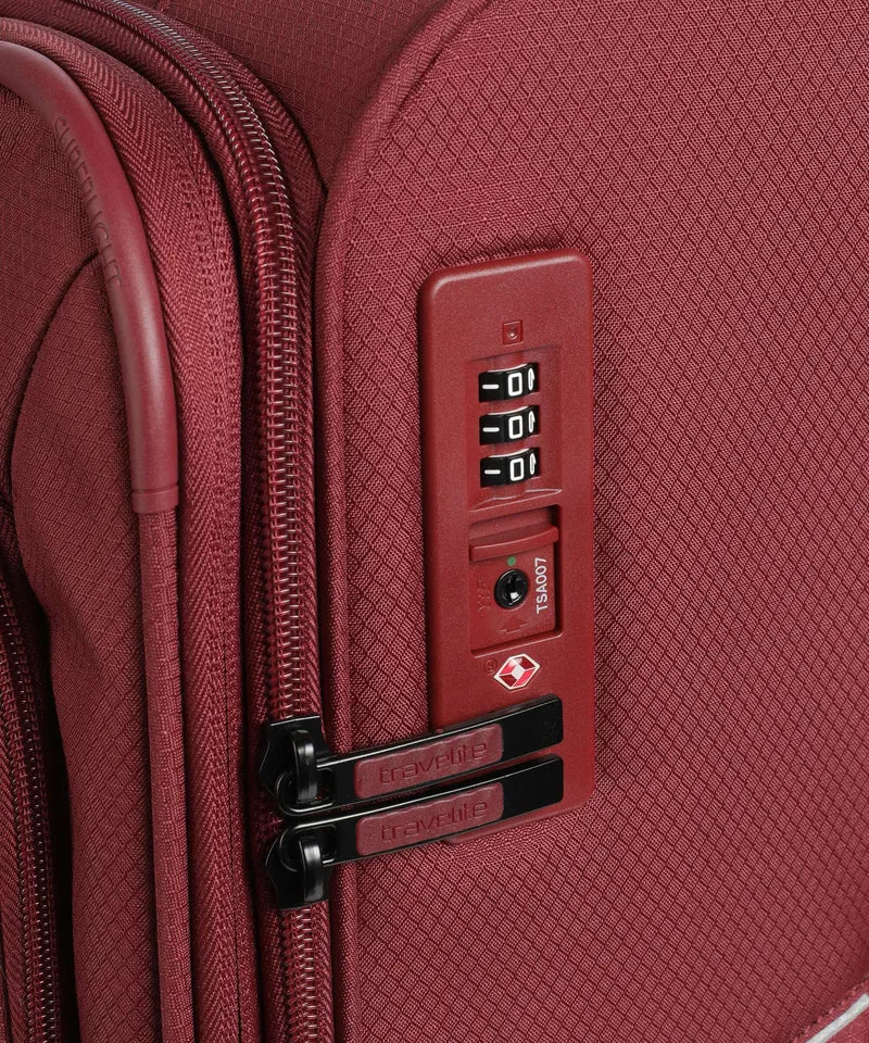 Travelite Skaii 4-Rollen Trolley red