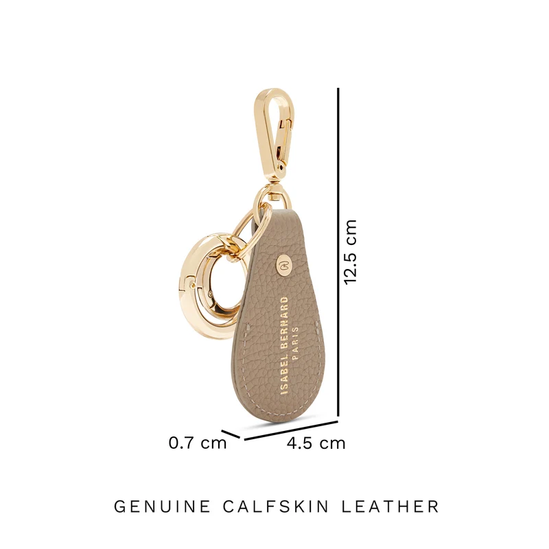 Isabel Bernard Honoré damen Schlüsselanhänger Taupe IB66000-078