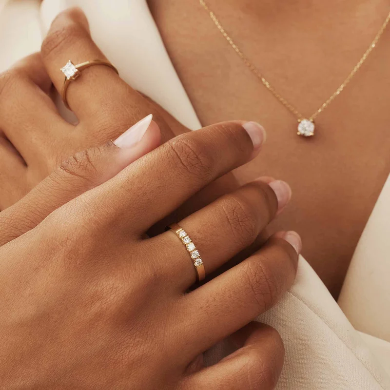 Isabel Bernard De la Paix Madeline 14 Karat | Gold Ring | Diamant 0.20 Karat | IBD330018-48