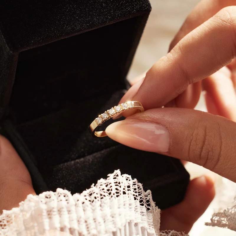 Isabel Bernard De la Paix Madeline 14 Karat | Gold Ring | Diamant 0.20 Karat | IBD330018-48