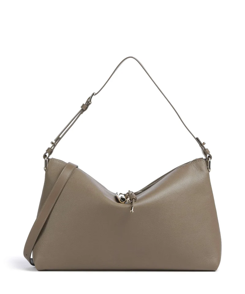 Furla Debby M Beuteltasche muddy gray