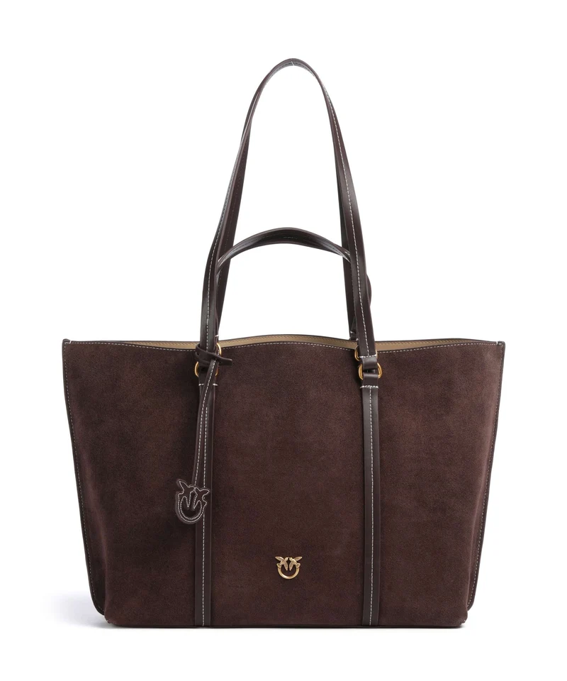 Pinko Carrie Big Shopper borgogna/antique gold