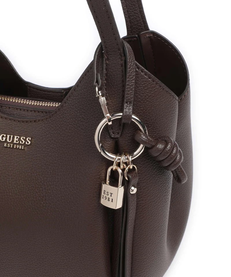 Guess Melody Schultertasche brown