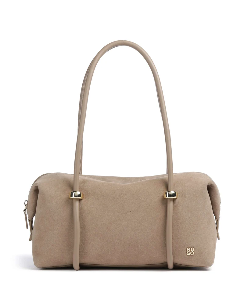 Hugo Briony Schultertasche brown overflow