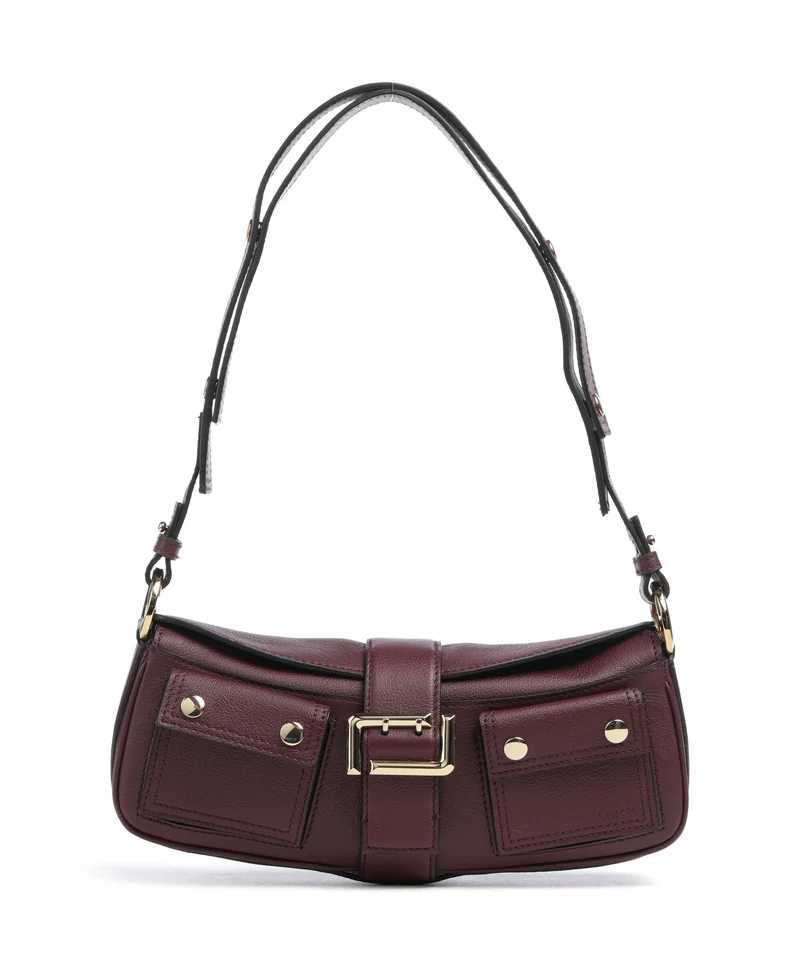 Lancel Multipocket Schultertasche cassis