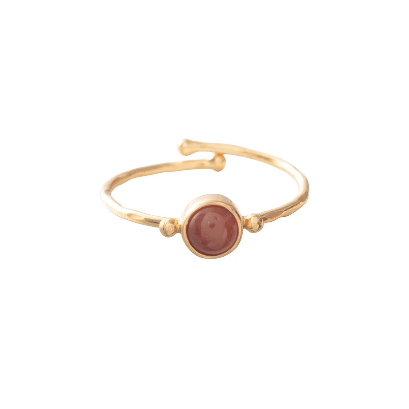 Ring Faithful Karneol Gold