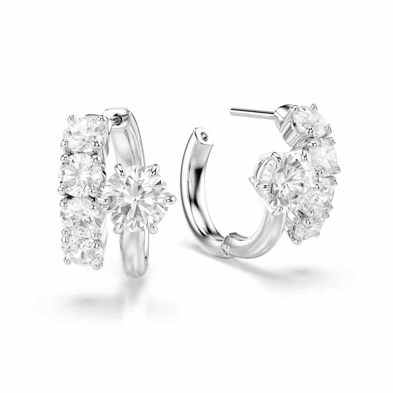 Swarovski Matrix Crash Ohrringe in Silberoptik 5753572