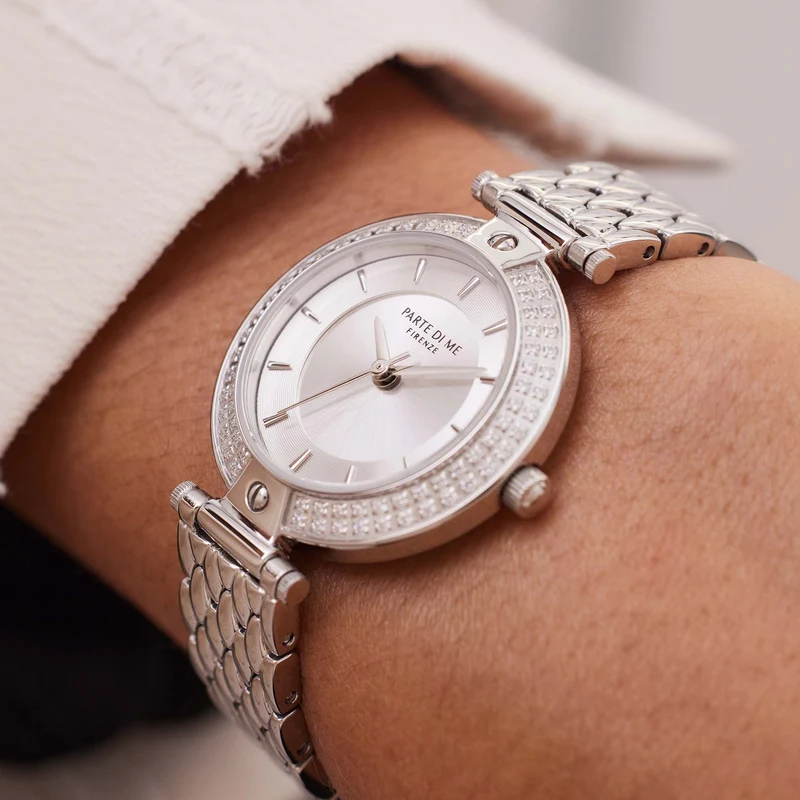 Parte Di Me Orologio Rond DamenUhr Silberfarbene PDM09018