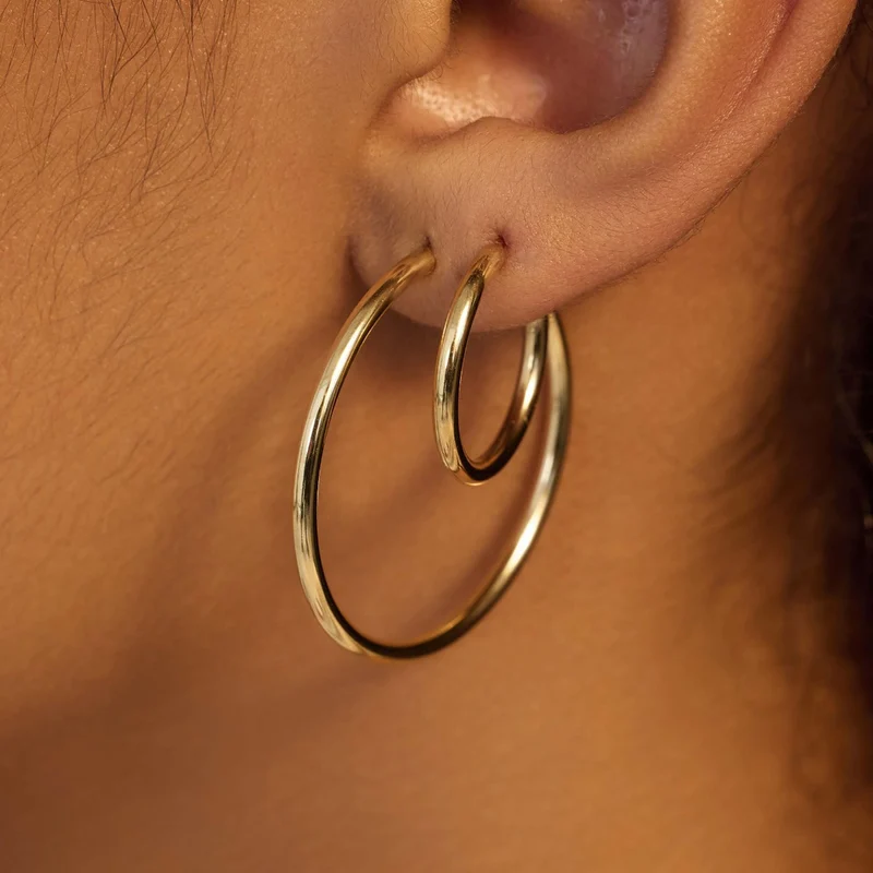 Beloro Jewels La Rinascente damen Creolen 375 Gold BO360050