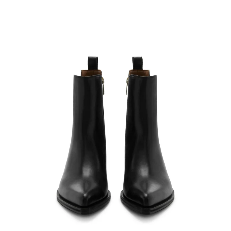 Isabel Bernard Vendôme Amandine Schwarz Kalbsleder Stiefel IB53010-001-38