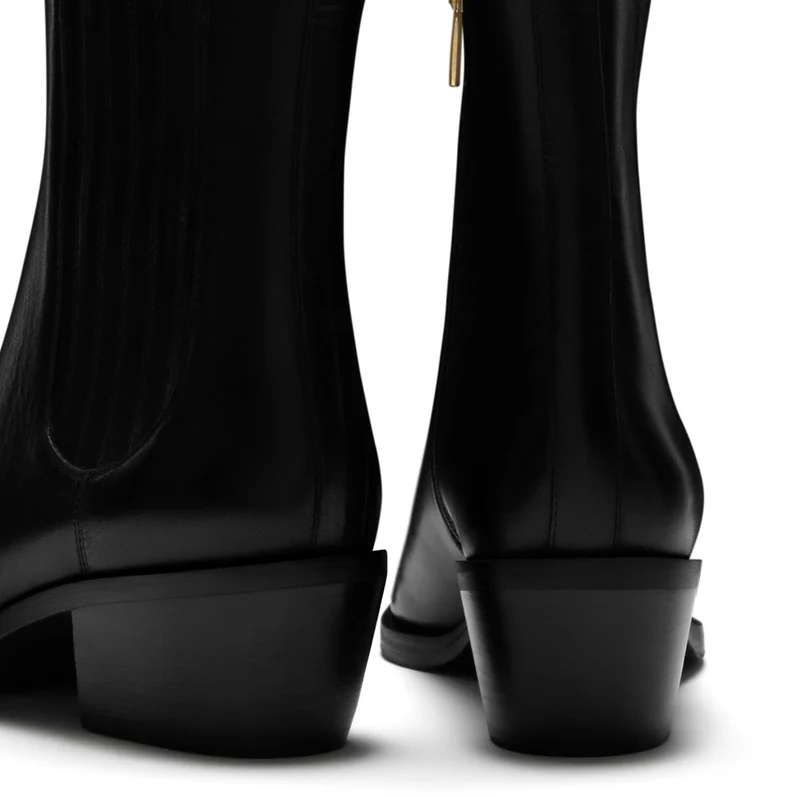 Isabel Bernard Vendôme Amandine Schwarz Kalbsleder Stiefel IB53010-001-38