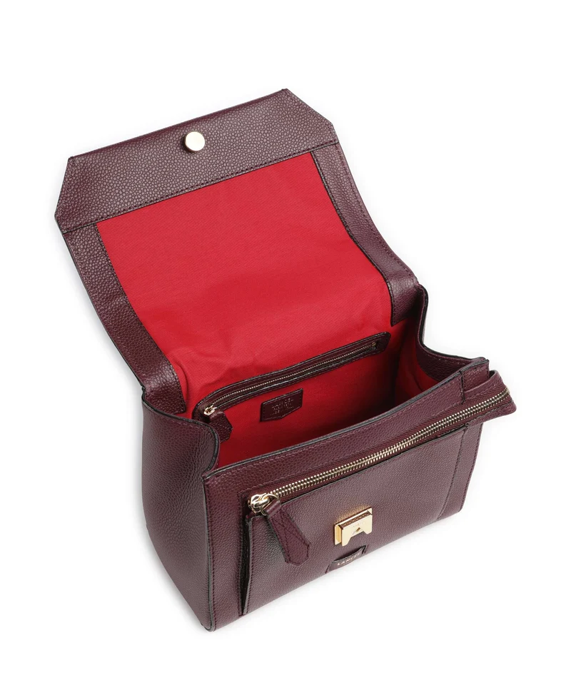 Lancel Ninon M Schultertasche cassis