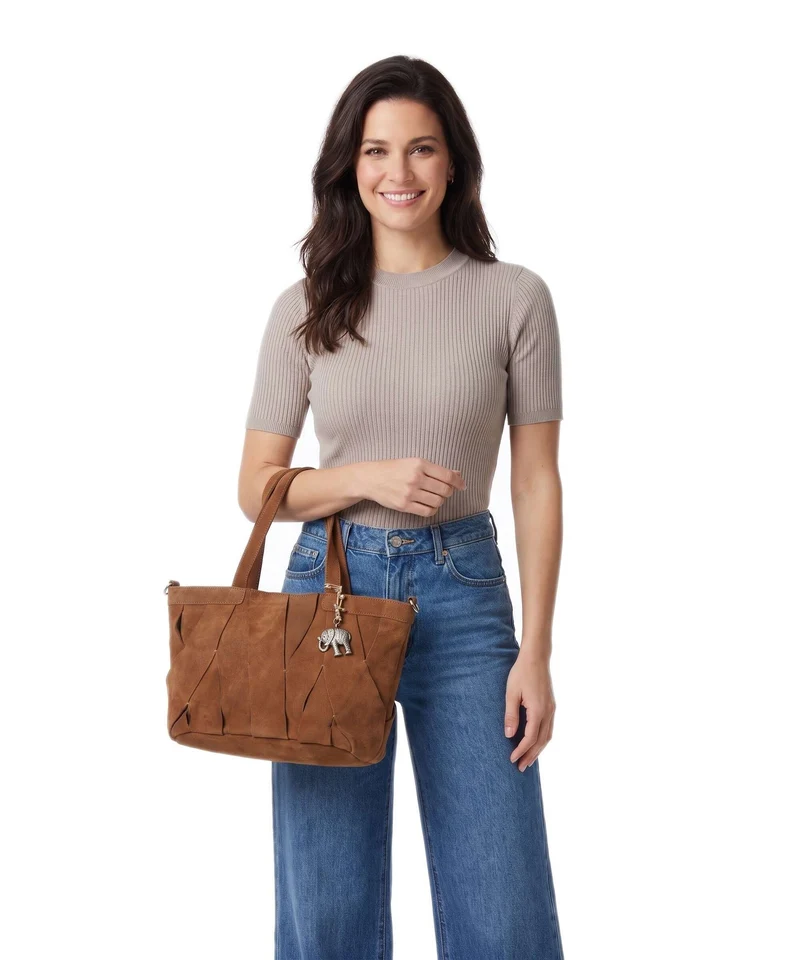 Anokhi Shopper cognac