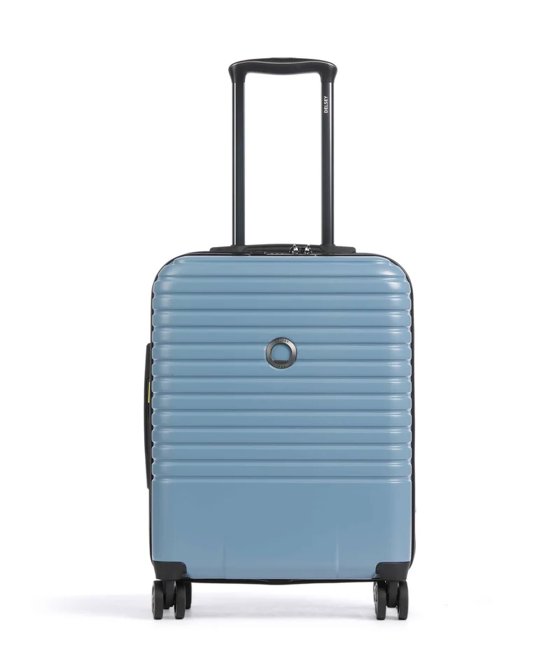 Delsey Paris Caumartin Plus 4-Rollen Trolley zinc blue