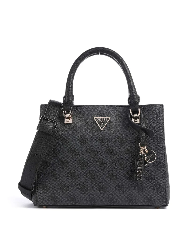 Guess Noelle II Small Handtasche coal logo