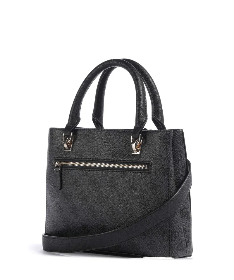 Guess Noelle II Small Handtasche coal logo