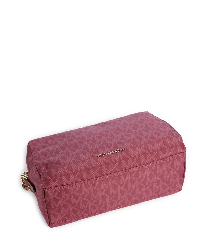 Michael Kors Zadie Small Kosmetiktasche deep red