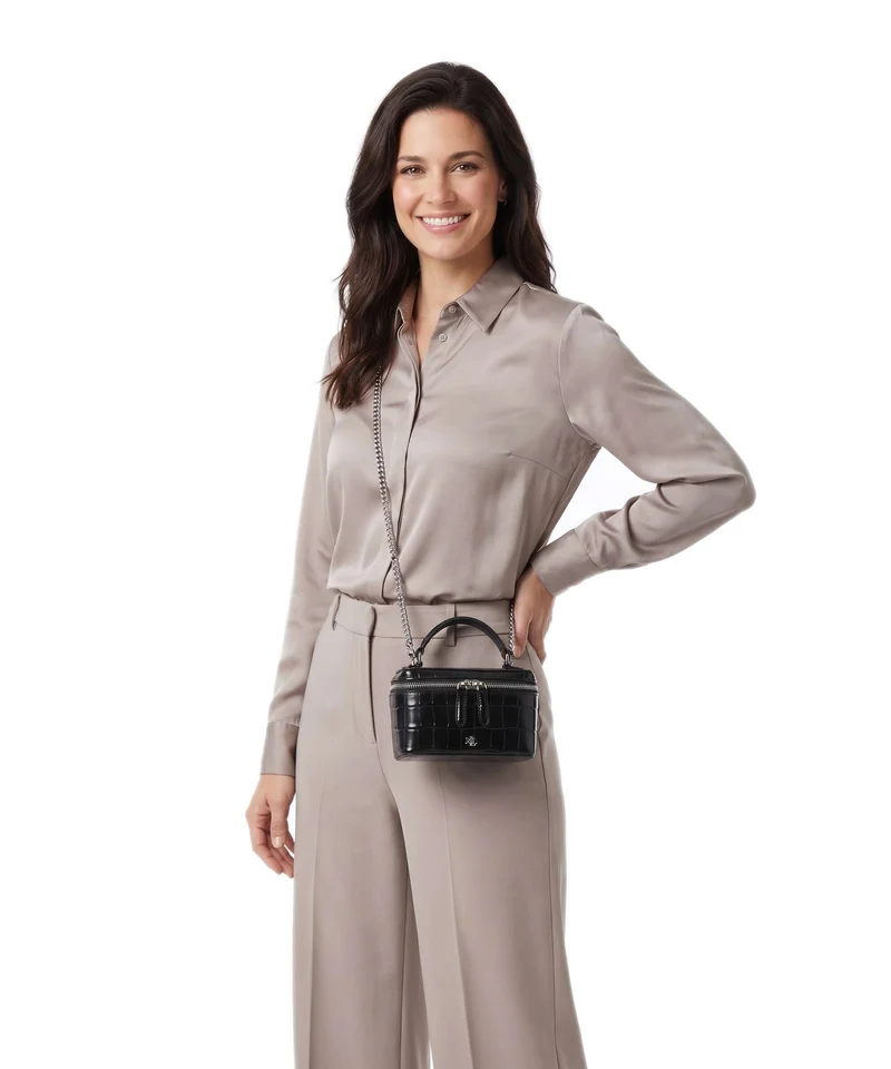 Lauren Ralph Lauren Hallee Small Umhängetasche black