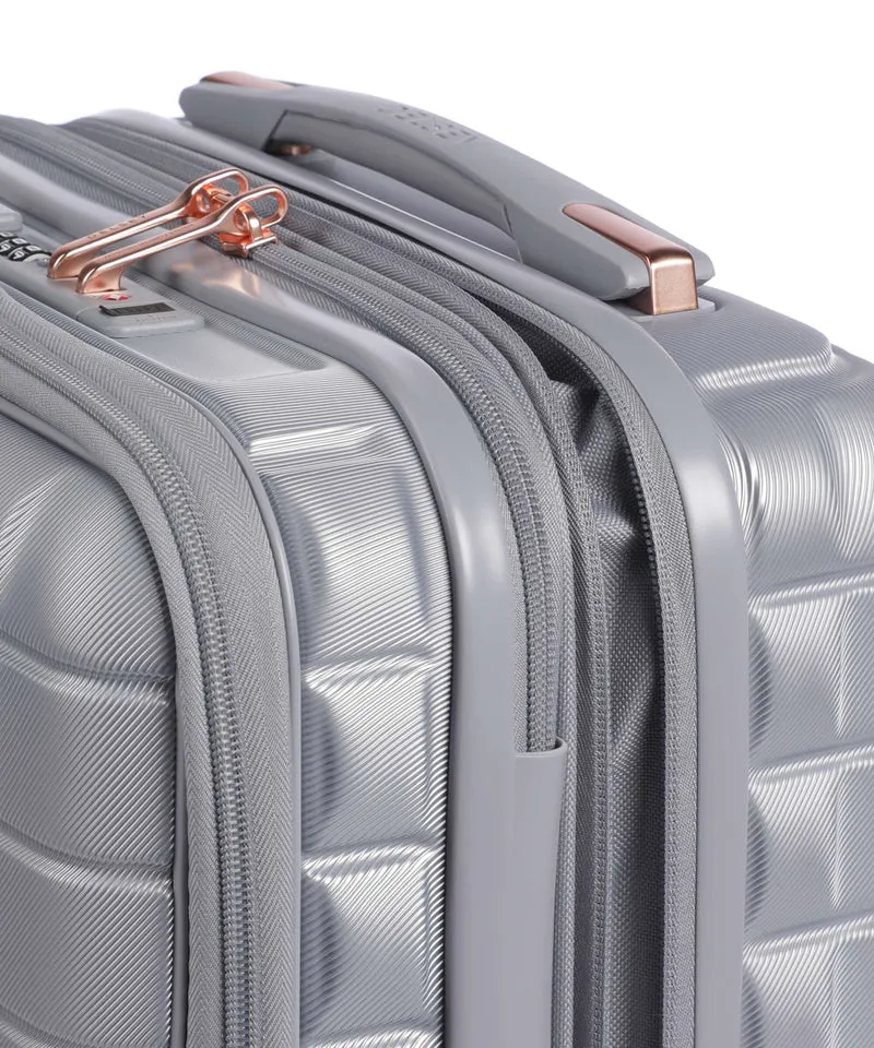 Delsey Paris Shadow 5.0 4-Rollen Trolley platinum