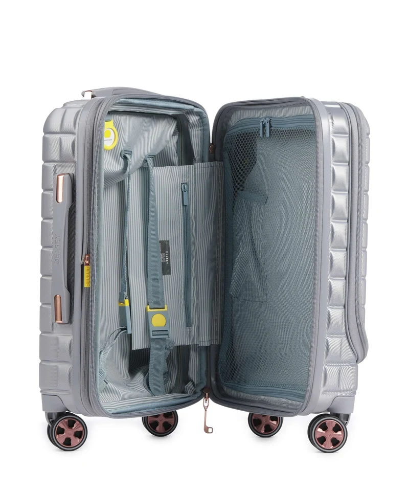 Delsey Paris Shadow 5.0 4-Rollen Trolley platinum