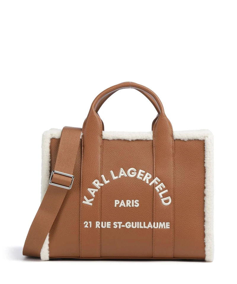 Karl Lagerfeld K/Rue St Guillaume Medium Handtasche dark tan