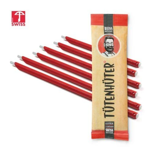 Verschlussclips Tütenhüter Set Rot Swiss Edition