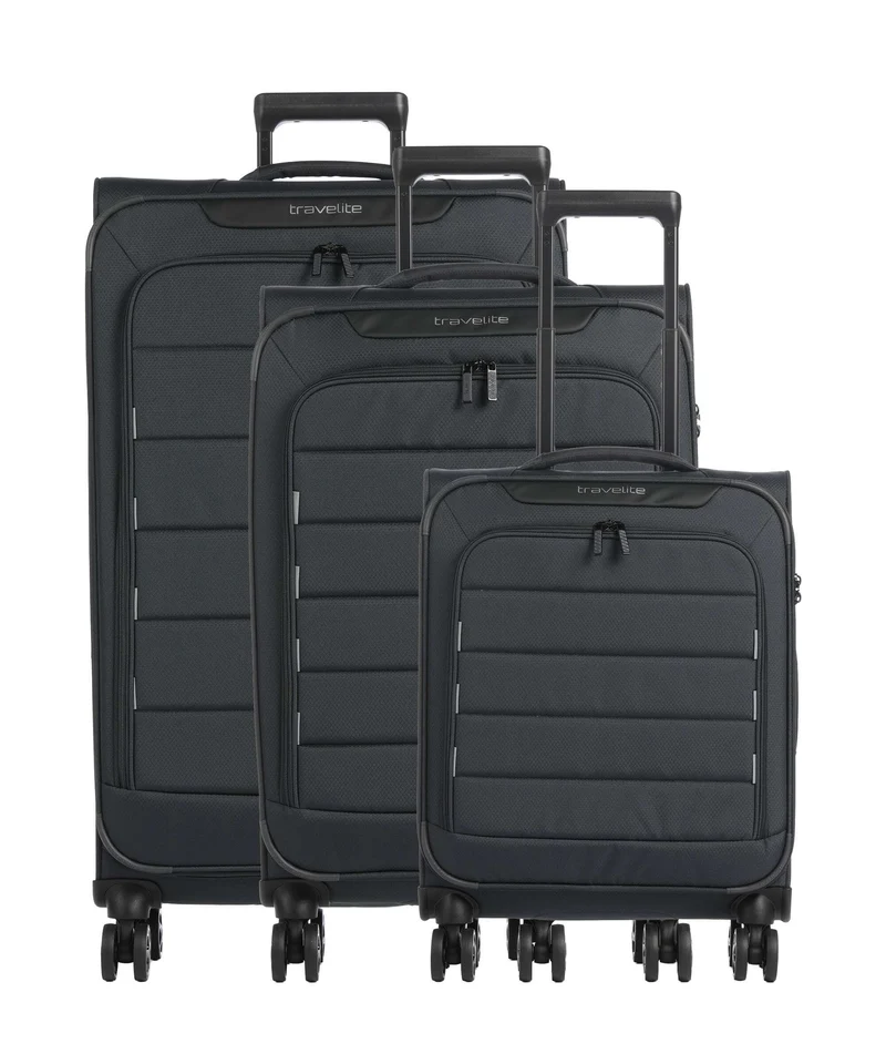 Travelite Skaii 4-Rollen Trolley Set anthracite