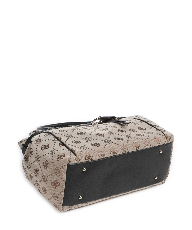Guess Dorothy Girlfriend Handtasche latte logo/black