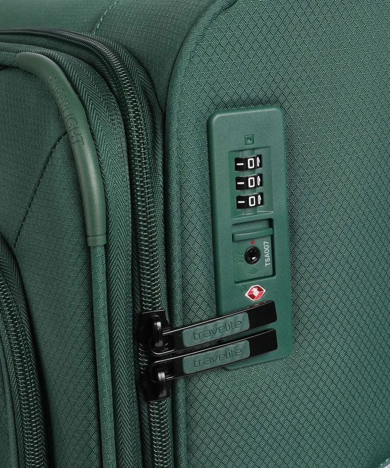 Travelite Skaii 4-Rollen Trolley green