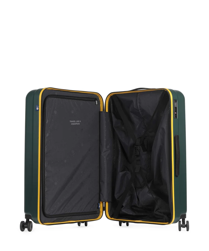 Travelite NFL 4-Rollen Trolley green bay packers