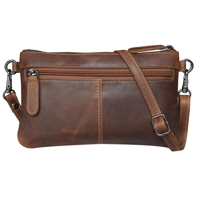 Liv Mini Crossbody Tasche Damen Leder Abendtasche Schwarz
