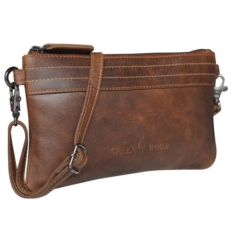 Liv Mini Crossbody Tasche Damen Leder Abendtasche Schwarz