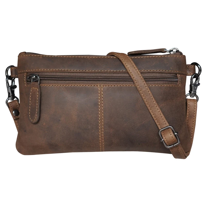 Liv Mini Crossbody Tasche Damen Leder Abendtasche Schwarz