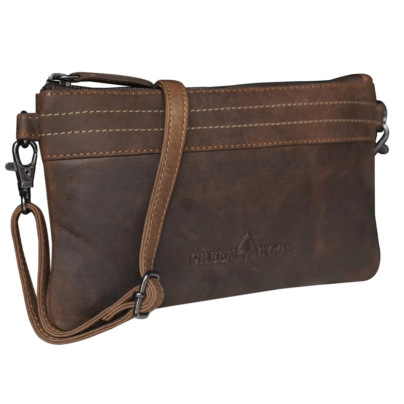 Liv Mini Crossbody Tasche Damen Leder Abendtasche Schwarz