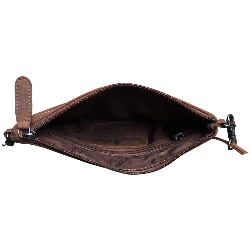 Liv Mini Crossbody Tasche Damen Leder Abendtasche Schwarz