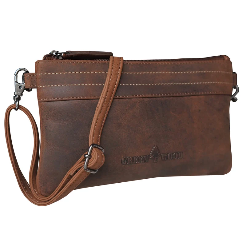 Liv Mini Crossbody Tasche Damen Leder Abendtasche Schwarz