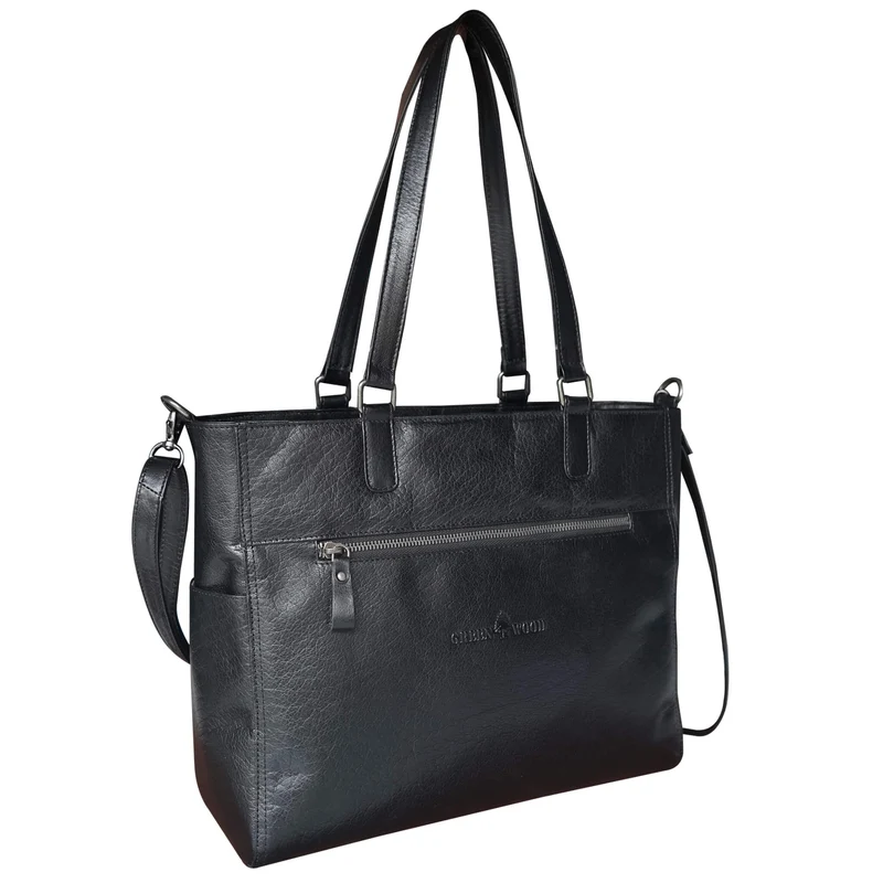 Kate Business Tasche Damen Leder Schultertasche Braun Groß