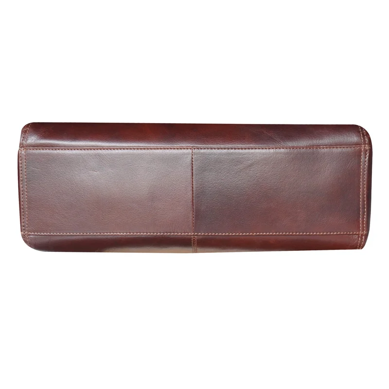 Kate Business Tasche Damen Leder Schultertasche Braun Groß