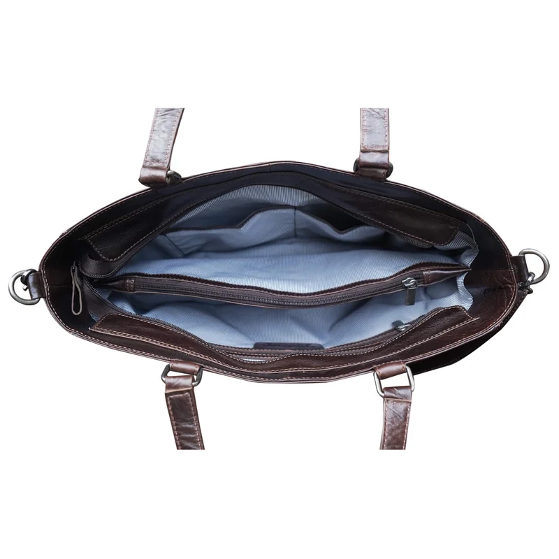 Kate Business Tasche Damen Leder Schultertasche Braun Groß