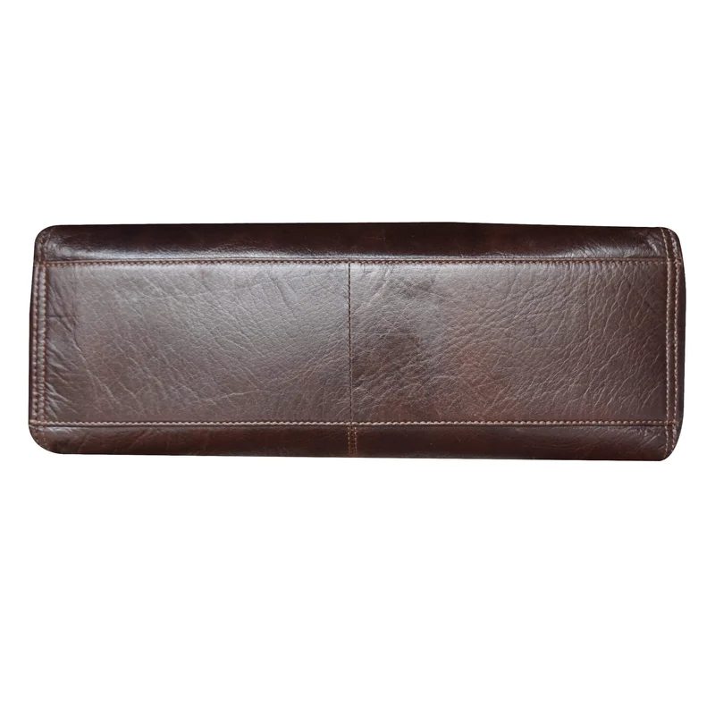 Kate Business Tasche Damen Leder Schultertasche Braun Groß
