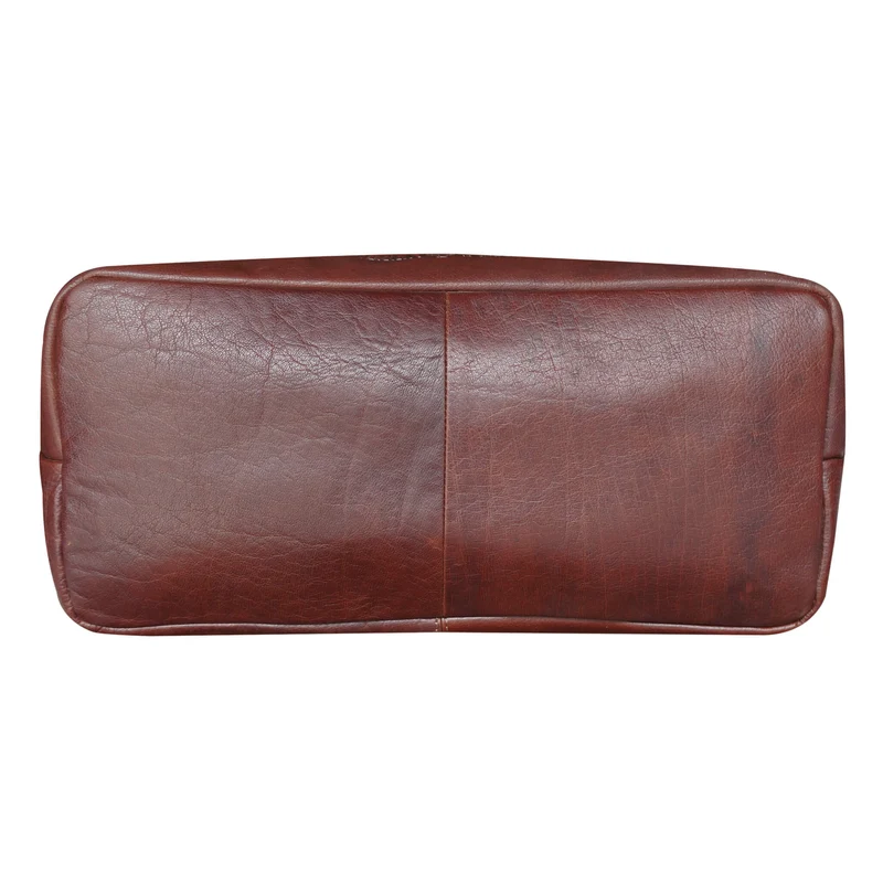Sofi Handtasche Damen Leder Shopper Tasche mit Reißverschluss XL