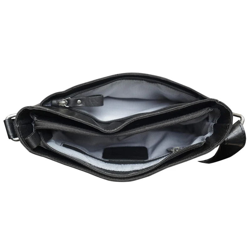 Grace Crossbody Tasche Schwarz Damen Abendtasche Leder Klein