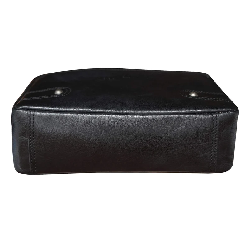 Grace Crossbody Tasche Schwarz Damen Abendtasche Leder Klein