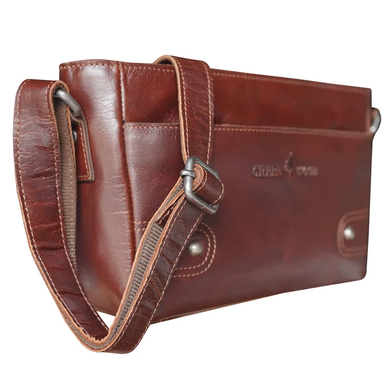 Grace Crossbody Tasche Schwarz Damen Abendtasche Leder Klein